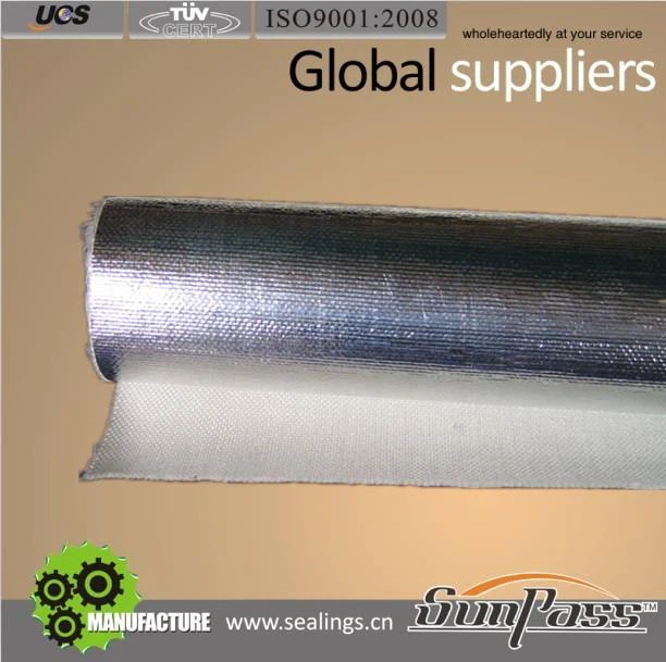 ceramic fiber cloth with aluminium foil