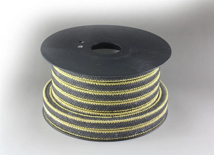 Pure Graphite-PTFE With Kevlar Fiber Corner Packing